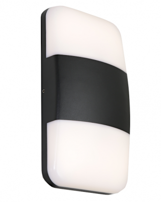Umina 10W 3CCT IP65 Coastal Exterior Wall Light Black